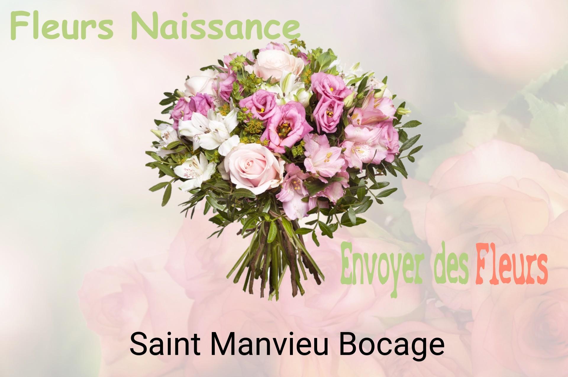Bouquet de fleurs de naissance livré à Saint-Manvieu-Bocage