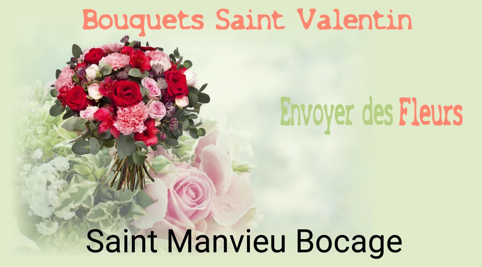 Roses de Saint-Valentin livrées à Saint-Manvieu-Bocage